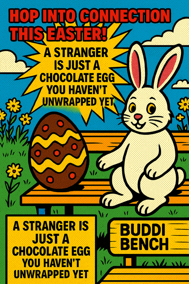 A stranger is just a chocolate egg you haven’t unwrapped yet!