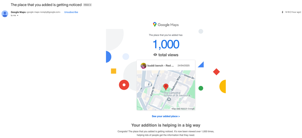 Over 1,000 hits for our new London location!